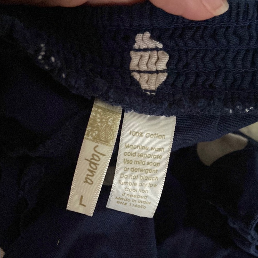 J. Crew Deep Blue Cotton Top